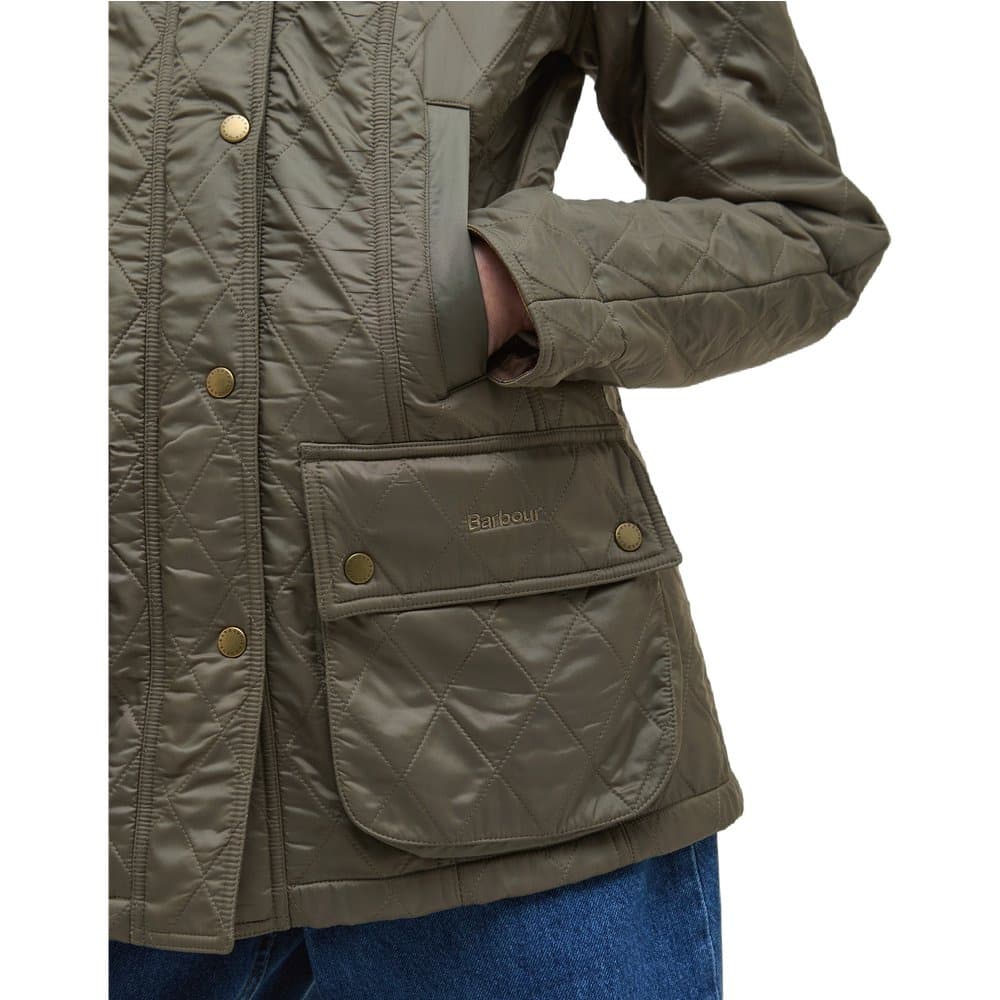 W's Beadnell Polarquilt Military Brown, view: 6