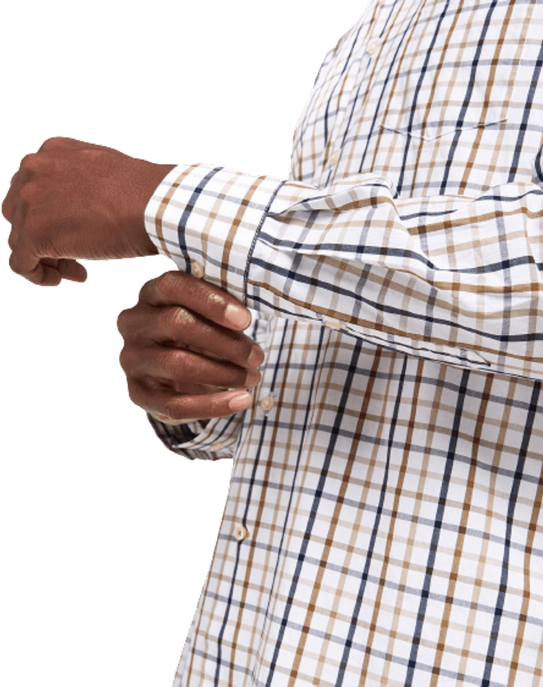 M's Eldon Tailored Shirt Stone, view: 5