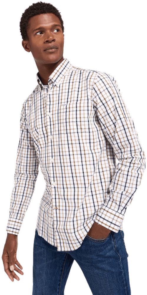 M's Eldon Tailored Shirt Stone, view: 2