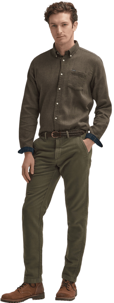 M's Moleskin Tailored Fit Olive, view: 5