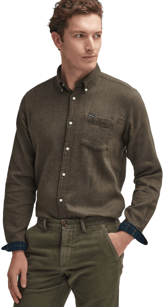 M's Moleskin Tailored Fit Olive, view: 1