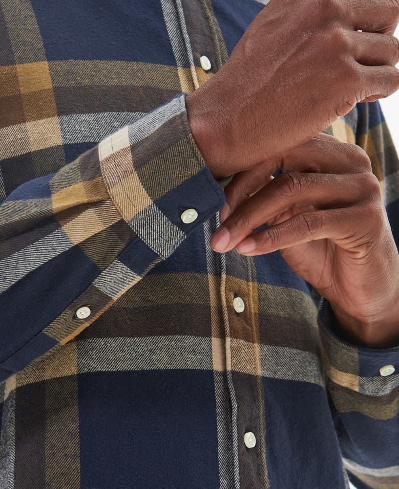 M's Folley Tailored Shirt Navy, view: 5