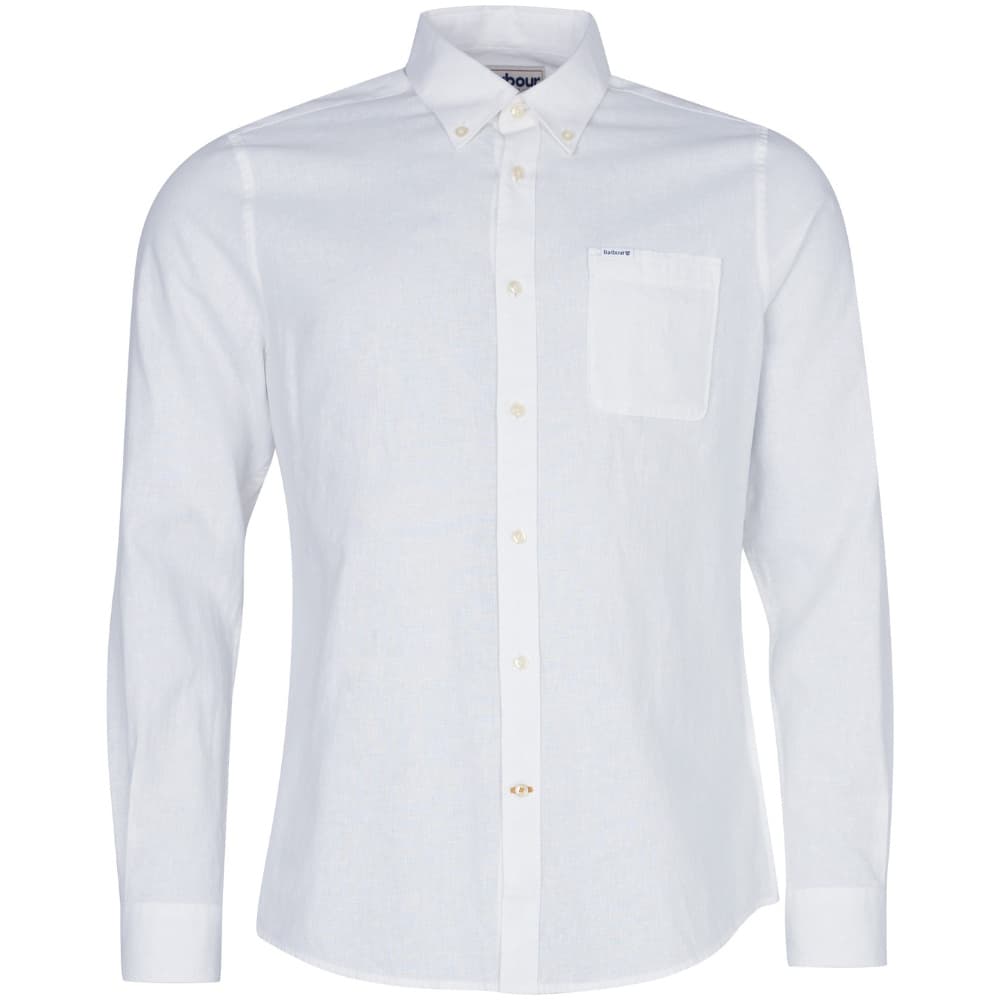 M's Nelson Tailored Fit Shirt White, view: 0