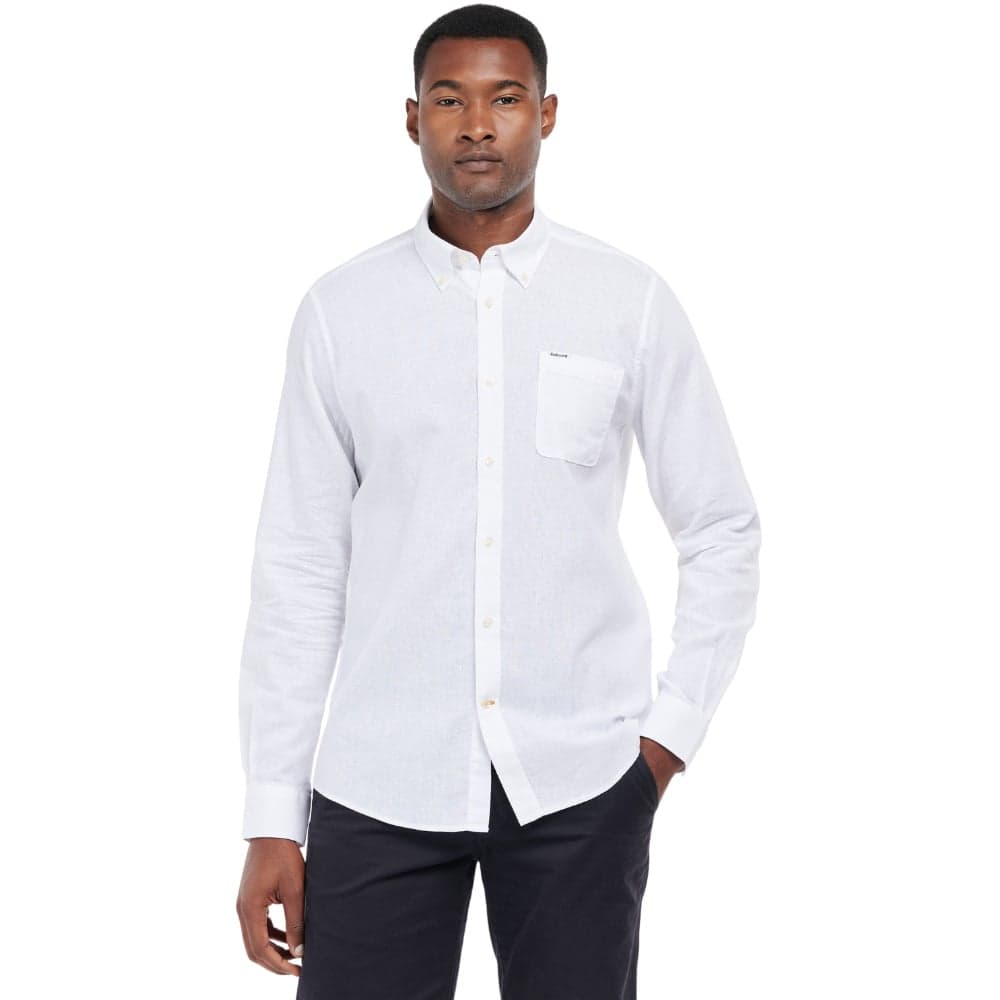 M's Nelson Tailored Fit Shirt White, view: 1