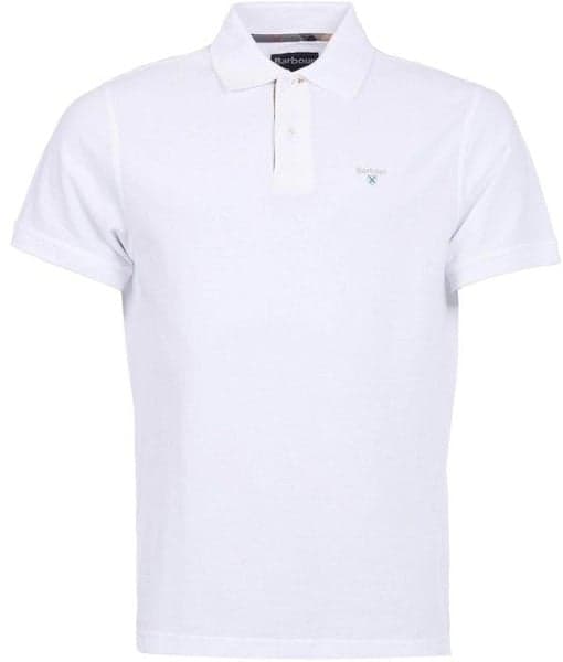 M's Tartan Pique Polo/Dress White, view: 0