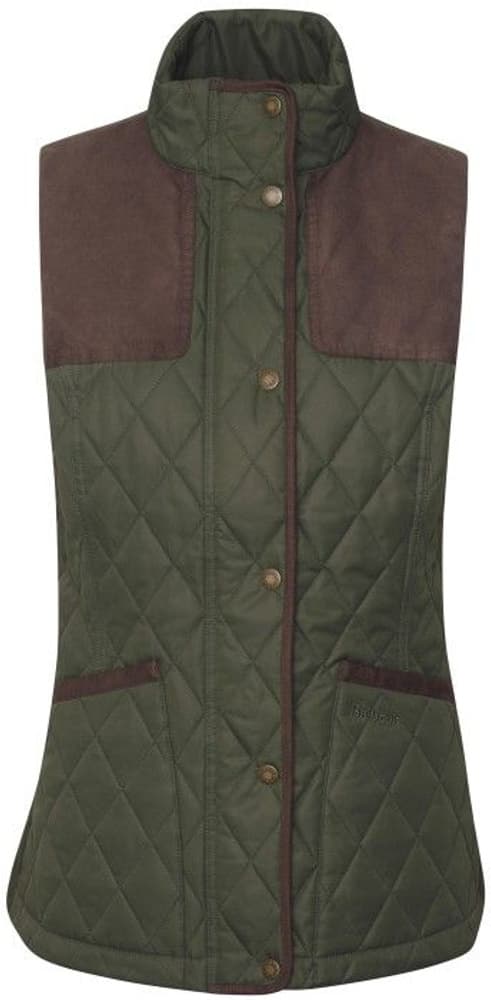 W's Keeper Wear Quilted Gilet Olive/Ancient Tartan, view: 0
