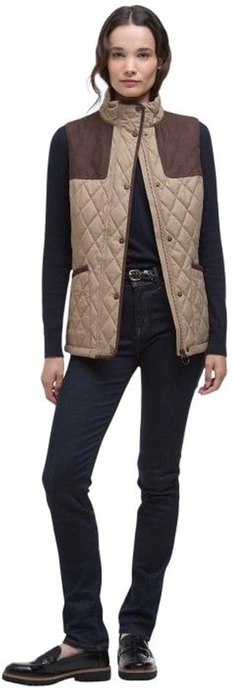 W's Keeper Wear Quilted Gilet Military Brown, view: 6