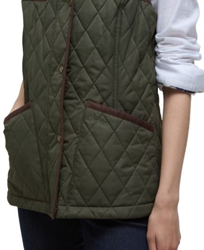 W's Keeper Wear Quilted Gilet Olive/Ancient Tartan, view: 4