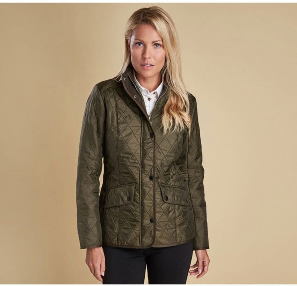 W's Cavalry Polarquilt Check Dark Olive, view: 3