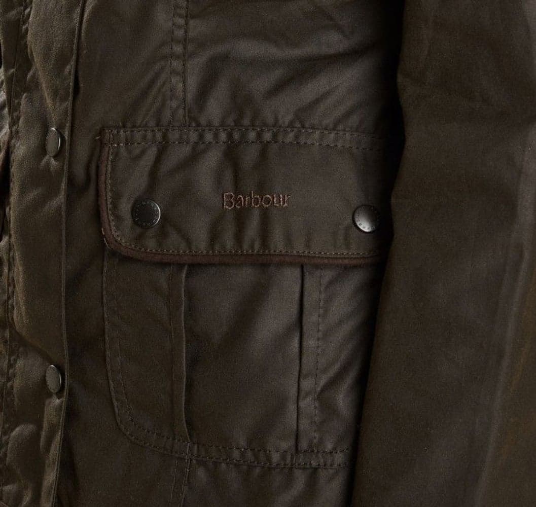 W's Ladies Utility Wax Jacket Olive, view: 4