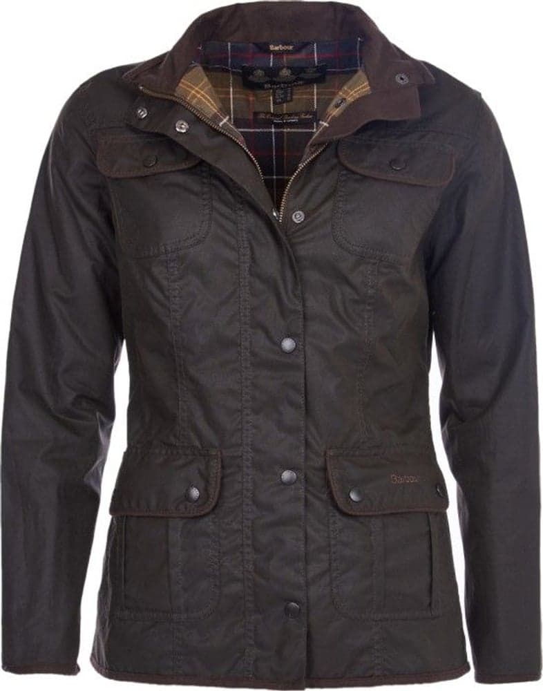 W's Ladies Utility Wax Jacket Olive, view: 0