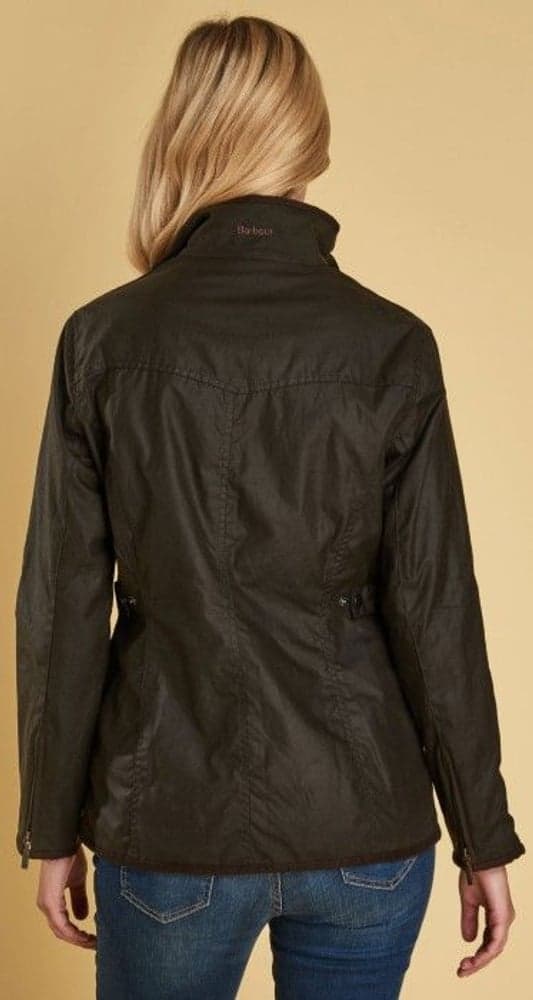 W's Ladies Utility Wax Jacket Olive, view: 2