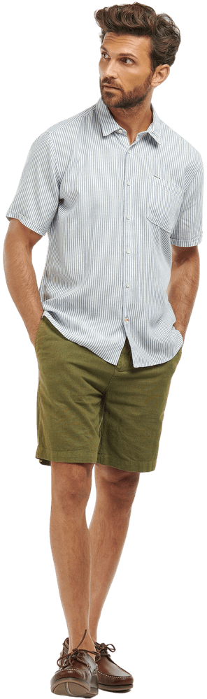 M's Deerpark Summerfit Shirt Navy, view: 1