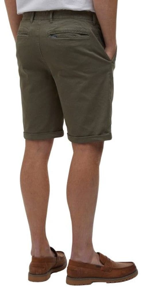 M's Washed Twill Chino Shorts Olive, view: 2