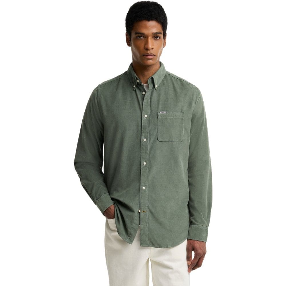 M's Ramsey Cord Tailored Shirt Agave Green, view: 2