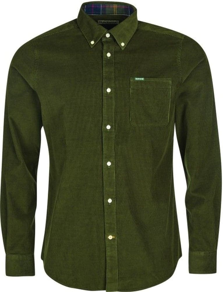 M's Ramsey Cord Tailored Shirt Forest, view: 0