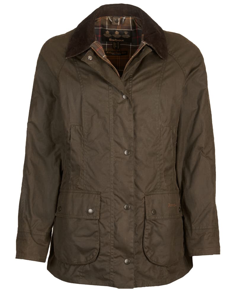 W's Classic Beadnell Wax Jacket Olive, view: 0