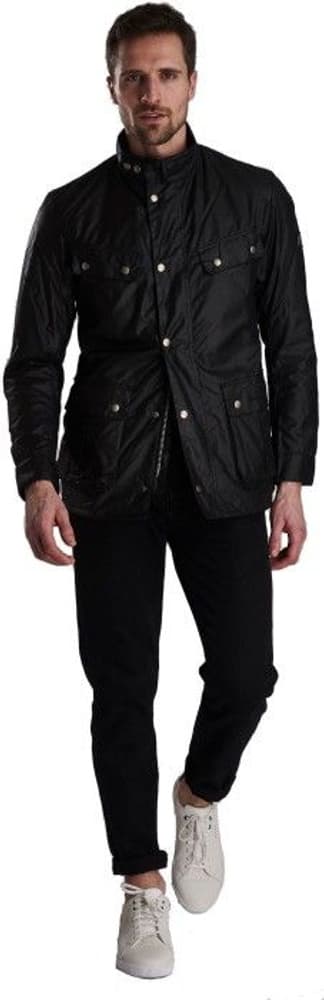 International M's Duke Wax Jacket Black, view: 1