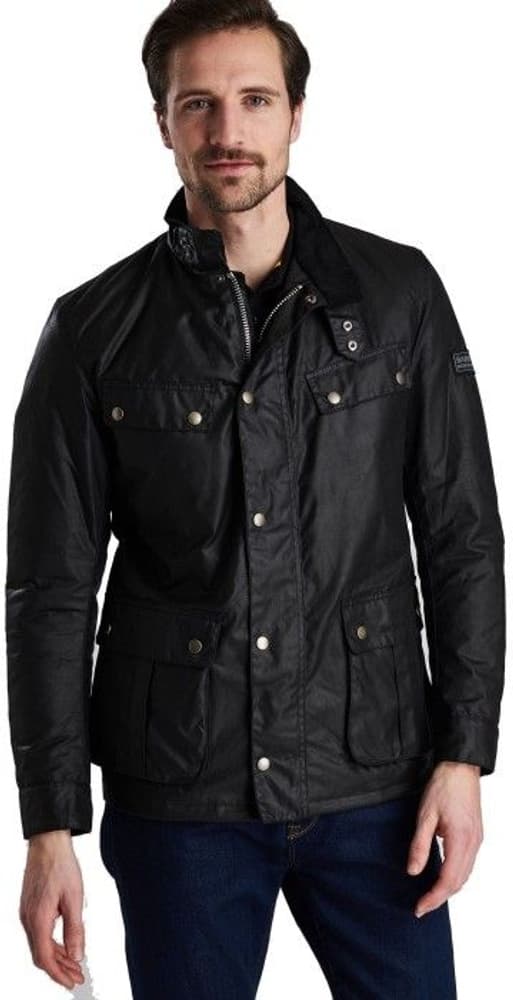 International M's Duke Wax Jacket Black, view: 3