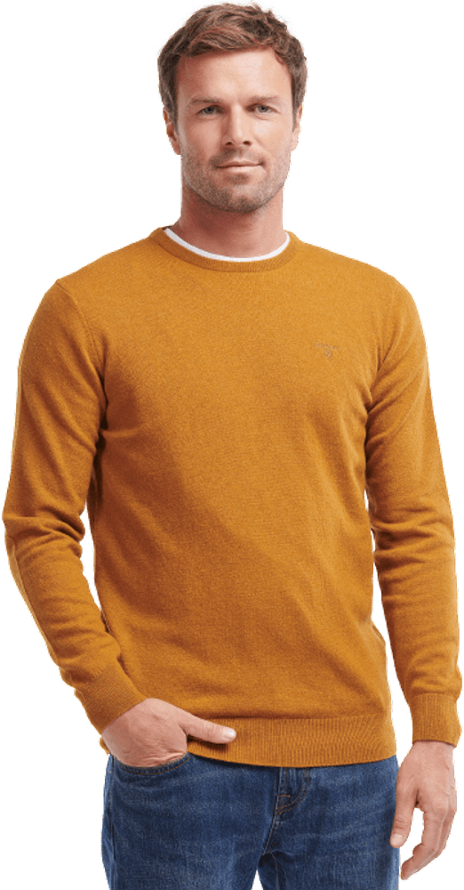 M's Essential Lambswool Crew Neck Neck Dark Copper, view: 2