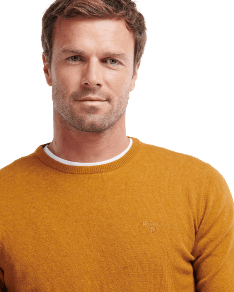 M's Essential Lambswool Crew Neck Neck Dark Copper, view: 1