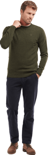 M's Essential Lambswool Crew Neck Neck Seaweed, view: 4