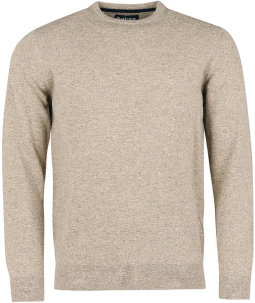 M's Essential Lambswool Crew Neck Neck Fossil, view: 0