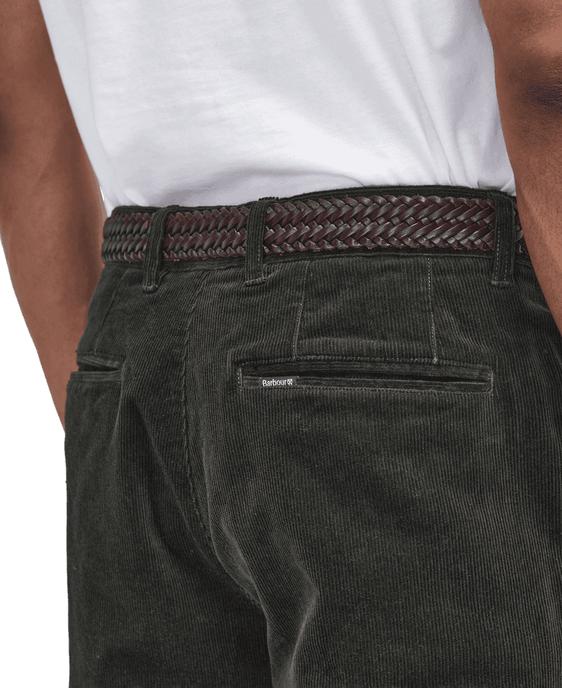 M's Stretch Tailored Fit Corduroy Olive/Ancient, view: 2