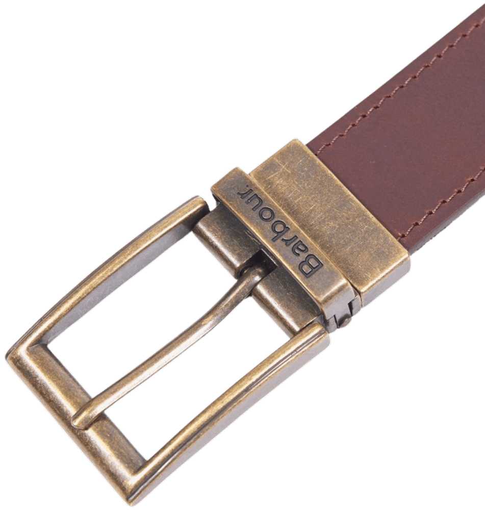M's Reversible Tartan Leather Belt Classic Tartan/Brown, view: 2