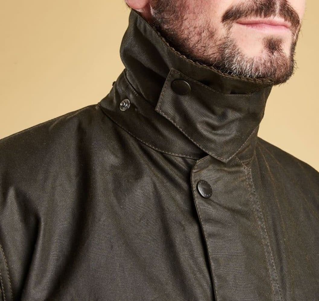 M's Classic Northumbria Wax Jacket Dark Olive Check, view: 5