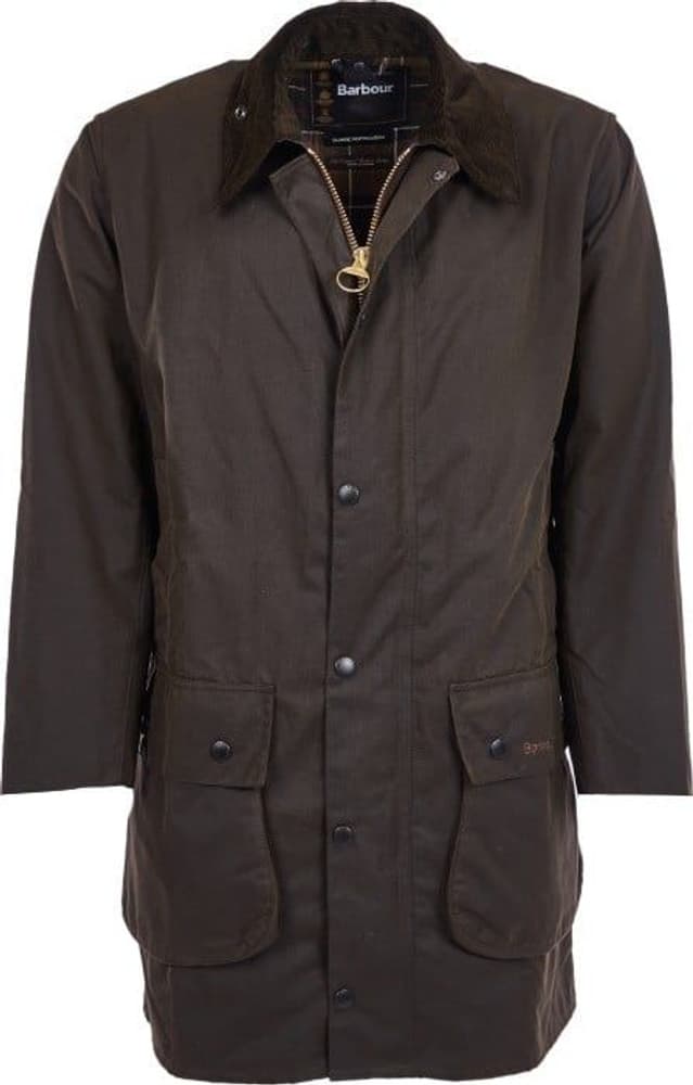 M's Classic Northumbria Wax Jacket Dark Olive Check, view: 0