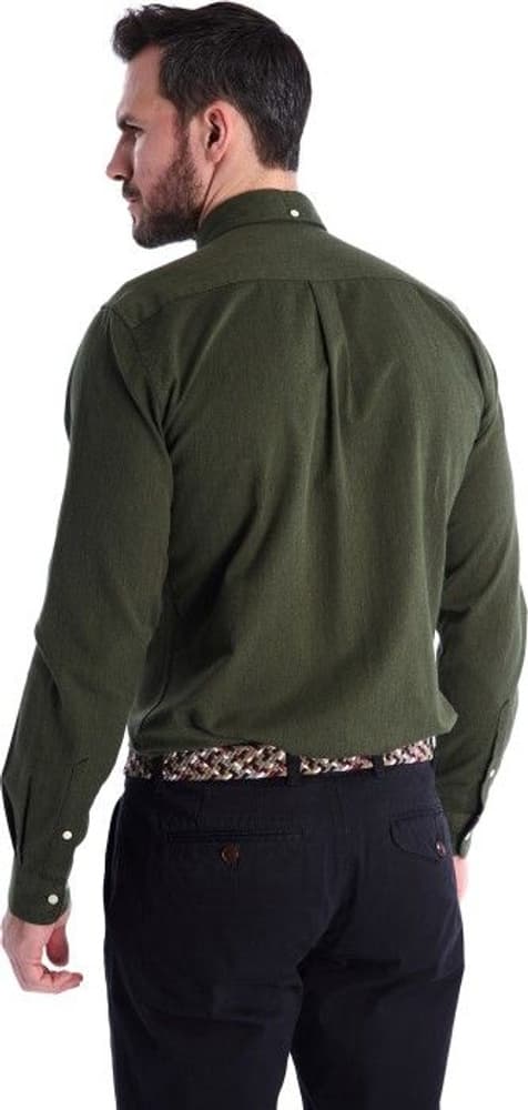 M's Don Herringbone 1 Tailored Shirt Forest, view: 3