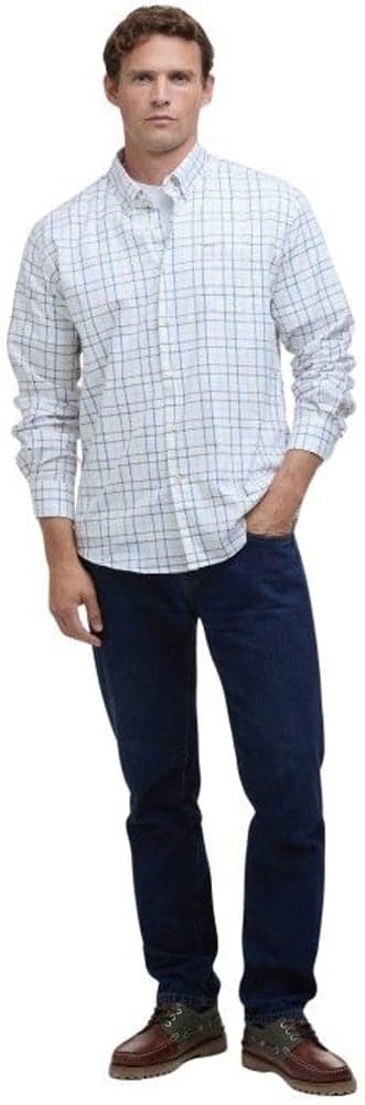 M's Caswell Tattersall Regular Fit Shirt Pine Green, view: 5