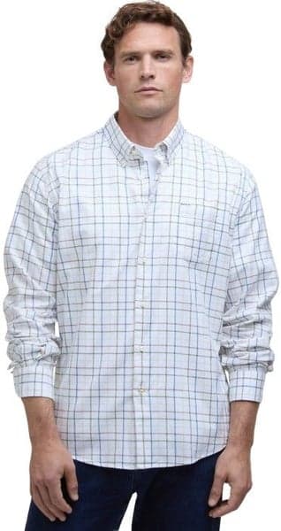 M's Caswell Tattersall Regular Fit Shirt Pine Green, view: 1