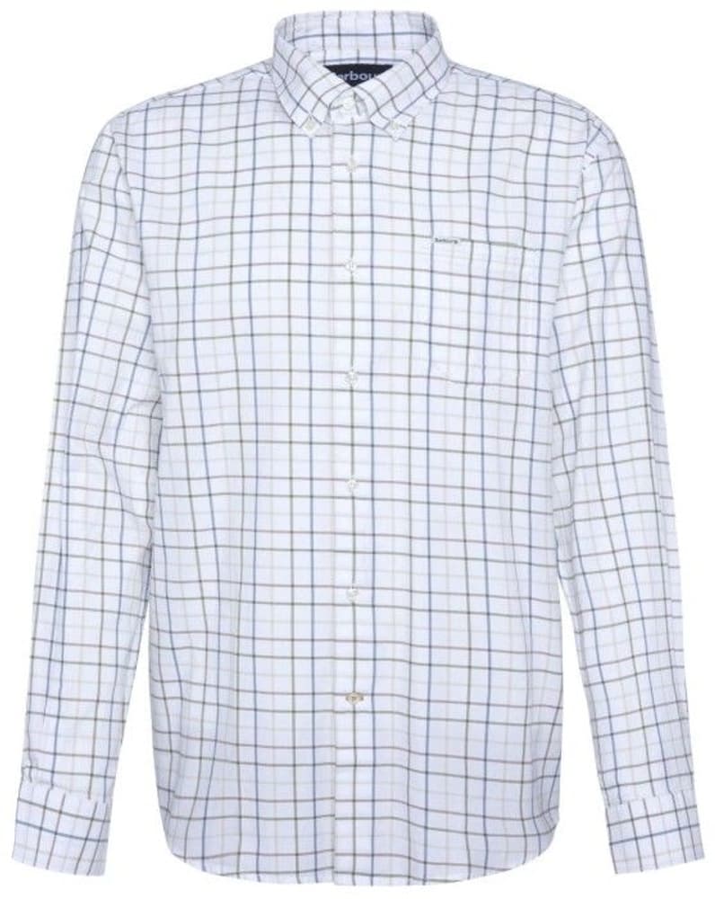 M's Caswell Tattersall Regular Fit Shirt Pine Green, view: 0