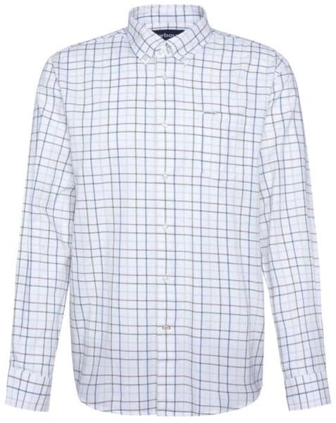 M's Caswell Tattersall Regular Fit Shirt Pine Green, view: 0