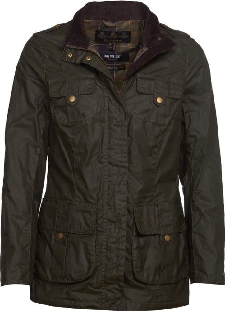 W's Lightweight Defence Waxed Cotton Jacket Archive Olive/Classic, view: 0