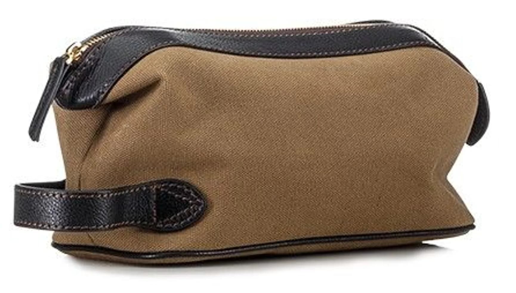 The Classic Wash Bag Khaki Canvas, view: 1