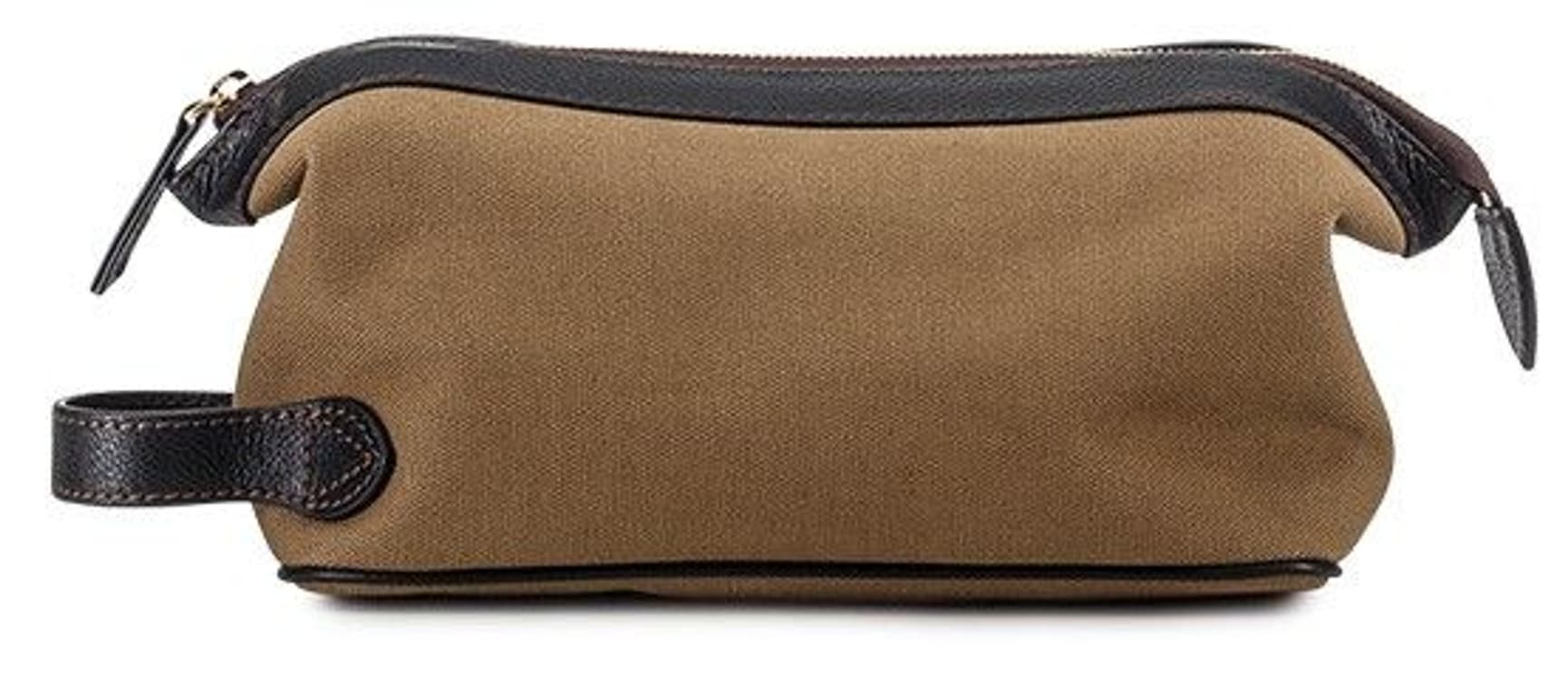 The Classic Wash Bag Khaki Canvas, view: 0