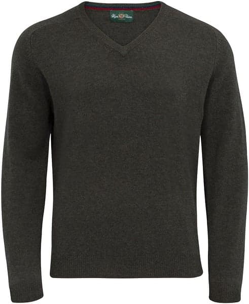 Streetly V-Neck Pullover Seaweed, view: 0