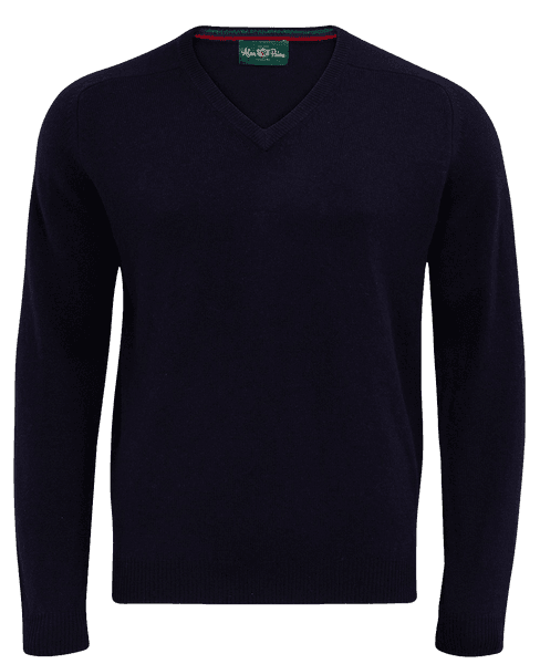 M's Streetly V-Neck Pullover Navy, view: 0