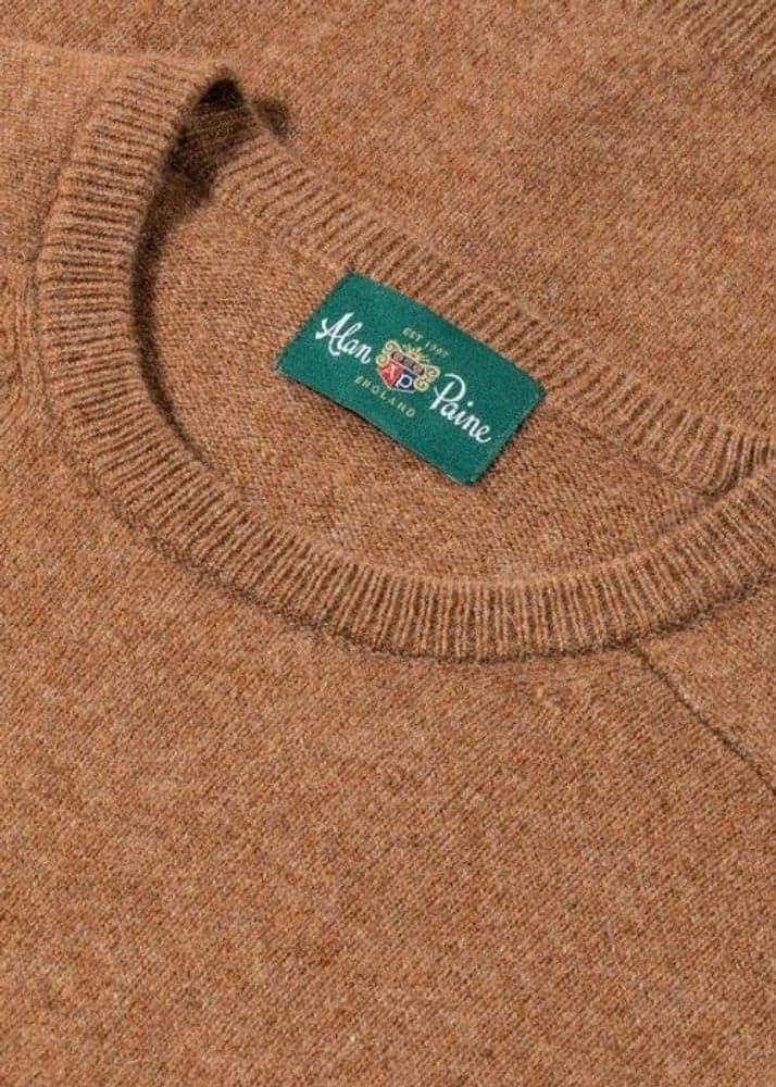 M's Lenzie Lambswool Crew Neck Driftwood, view: 1