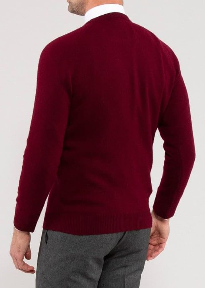 M's Lenzie Lambswool Crew Neck Bordeaux, view: 5