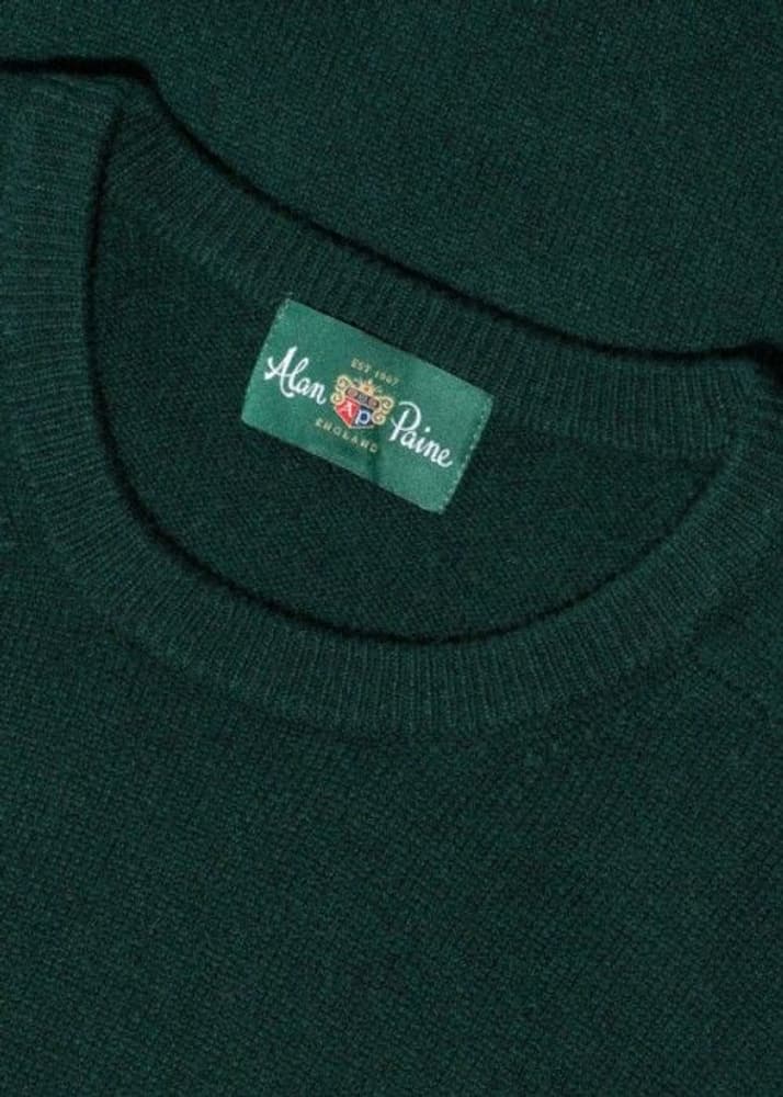 M's Lenzie Lambswool Crew Neck Tartan Green, view: 4