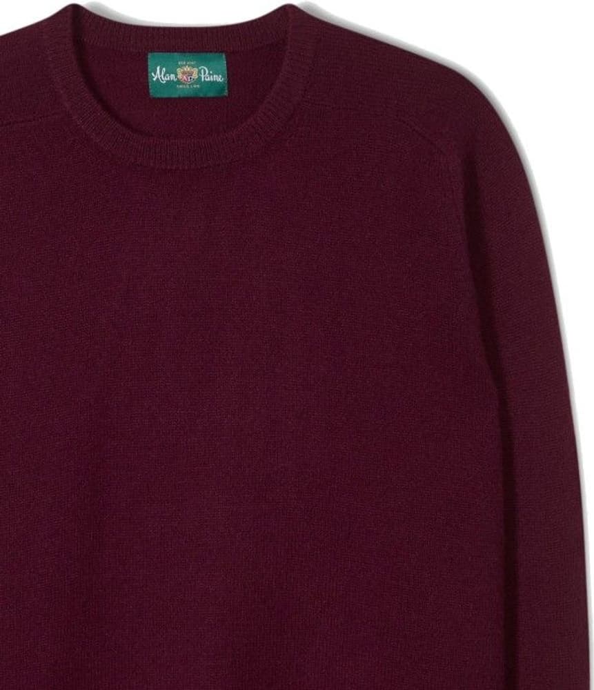 M's Lenzie Lambswool Crew Neck Bordeaux, view: 1