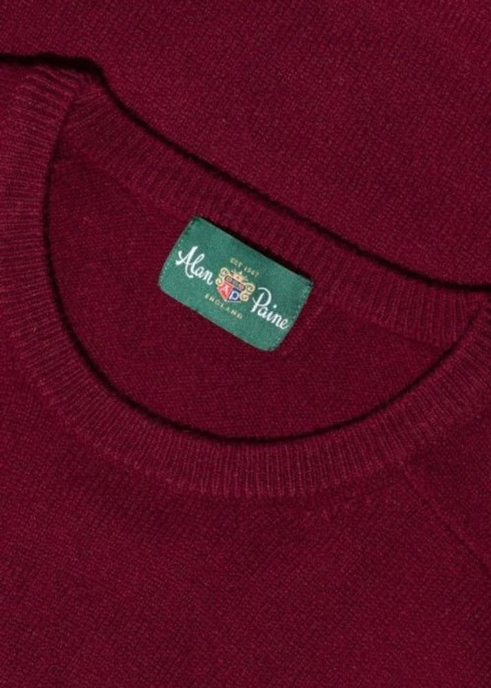 M's Lenzie Lambswool Crew Neck Bordeaux, view: 6