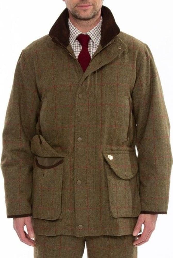 M's Combrook Waterproof Tweed Shooting Field Coat Sage, view: 1