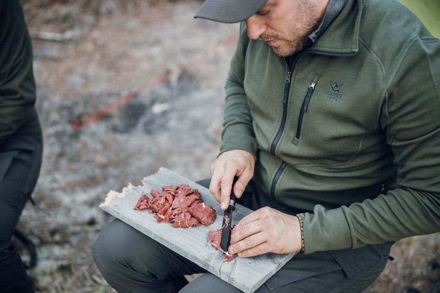 M's Merino Hoodie Hunting Green, view: 3