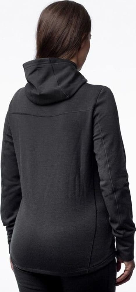 W's Merino Hoodie Dark Grey, view: 2