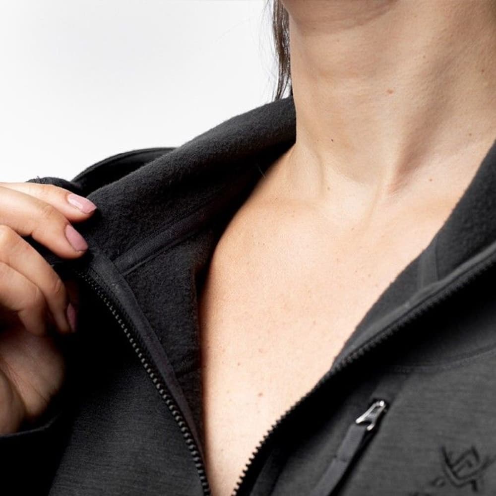 W's Merino Hoodie Dark Grey, view: 4